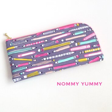 L字ファスナー長財布 カラフルペンシル ＊151＊