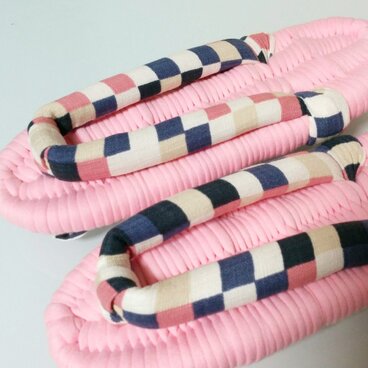 布ぞうり《ピンク・柄》23〜25cm