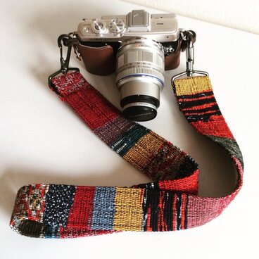 裂き織りストラップ