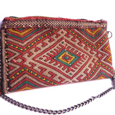 ヴィンテージ　キリム　クラッチバッグ＊old