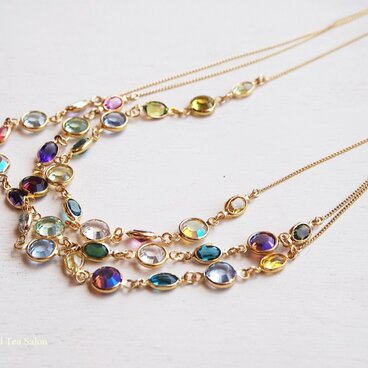 vintageスワロフスキー　シャネルネックレス