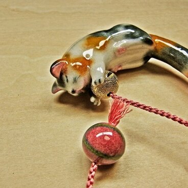 猫バングル『五番街の毬ぃ～』三毛