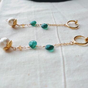 14kgf: つぼみのイヤリング