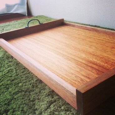 トレイ　”Uneven”　No.1（Hardwood）