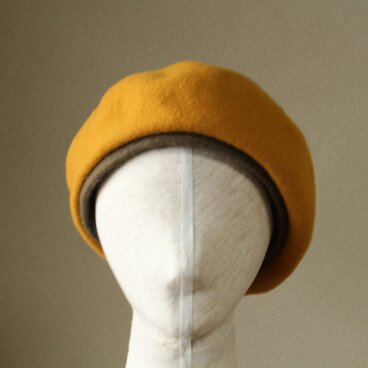 ゆったりベレー59.5cm[マスタード]