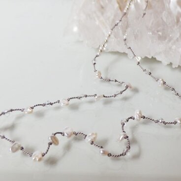 芥子パールのショートネックレスB