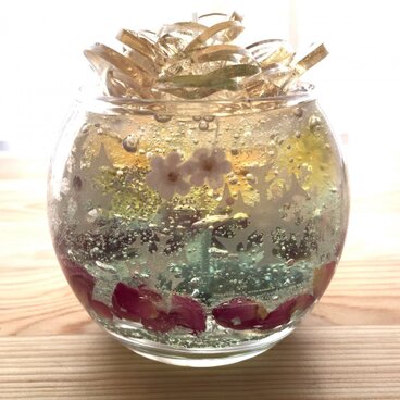 冬の日キャンドル(Holiday ver. Green)