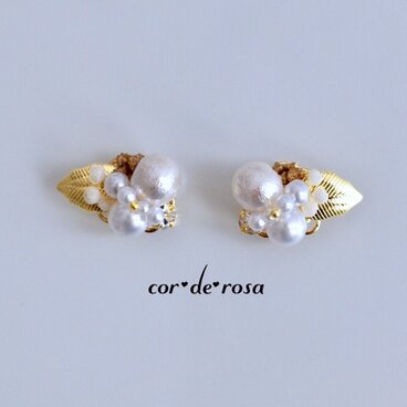 粉雪 ピアス/イヤリング