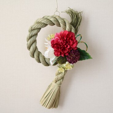 新年のお迎えに♪しめ縄飾り