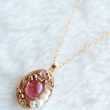 OVAL -ピンクトルマリン-