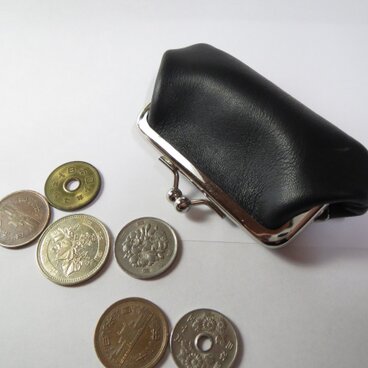 がま口の小銭入れ・コインケース(訳あり)