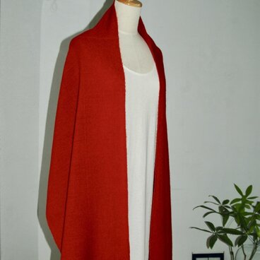 【カシミヤ】「ふわ・軽・あったか・霞織り」マフラーにもなる大判ストール・触れると笑顔に♪