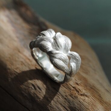 《受注制作》葉っぱリング