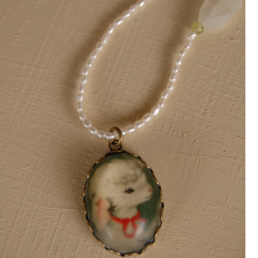 子羊ネックレス