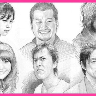 似顔絵作成致します（鉛筆画スケッチタイプ）