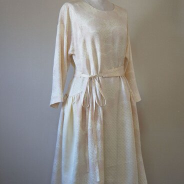 正絹／羽織リメイク［絞り・雲形文］／S.G.O.05