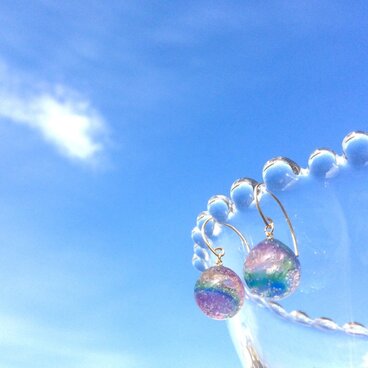 虹のしずく pierce 14kgf < hook >