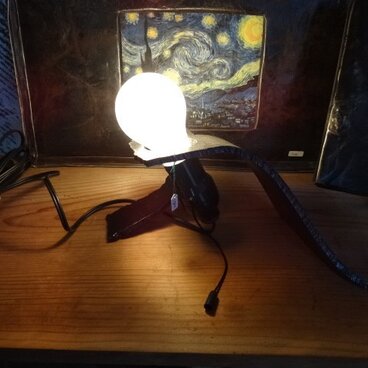 鉄の灯り　照明