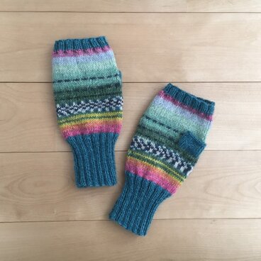 あったかハンドウォーマー＊ターコイズ＊