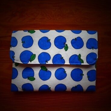 御朱印帳ケース「青いりんご」