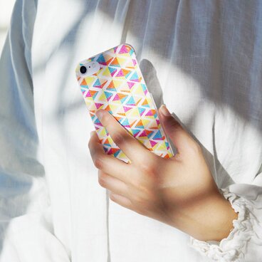 世界に一つの手描きスマホケース！そろばん