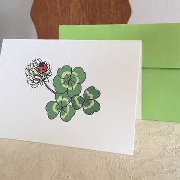ミニカード＊クローバー　２セット組