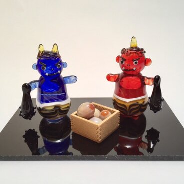 ガラス節分セット ミニ