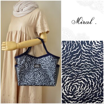 Miral.✻リバティPuffパフ✻ビニコのバケットバッグ