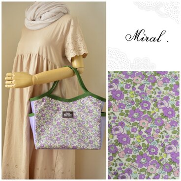 Miral.✻リバティBetsy✻ビニコのバケットバッグ