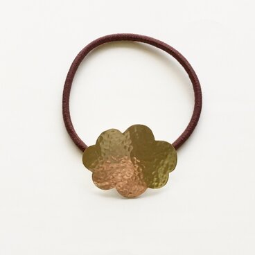 真鍮雲ヘアゴム（gold）