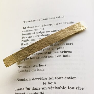 真鍮baguetteヘアクリップ