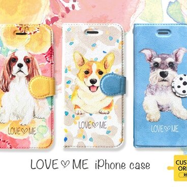 わんちゃん柄のiPhoneケース