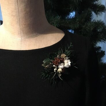 ≪再販≫スノードロップのブローチ