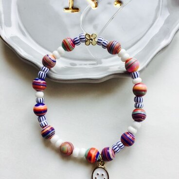 ホワイトスマイルブレスレット