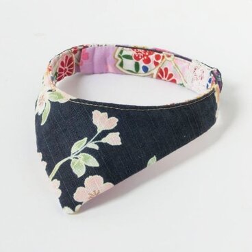 リバーシブル猫用バンダナ　B-2017