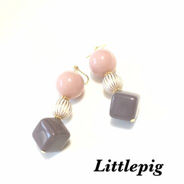 今年のトレンド♡ビッグシルエット×ガーリーカラーのピアス♡