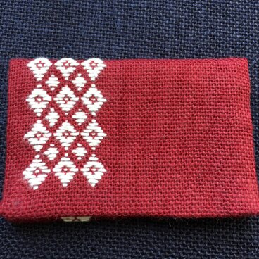 こぎん刺しのカードケース