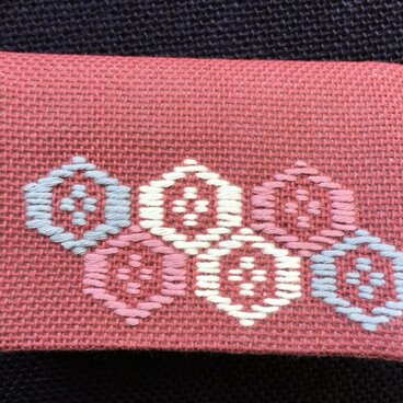 こぎん刺しのカードケース