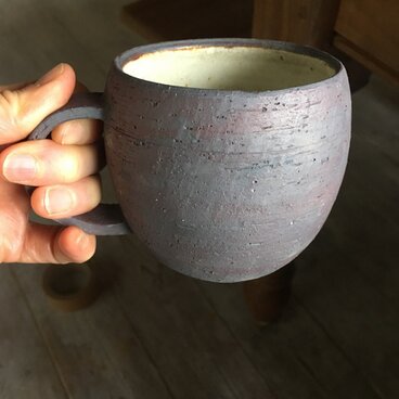 ベンガラマグカップ売約済み