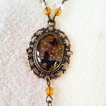 ≪送料無料≫クロアゲハのネックレス