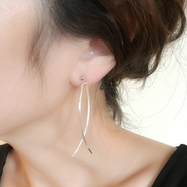 おさかなシルバーワイヤーイヤリング