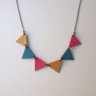 フラッグネックレス ロング　