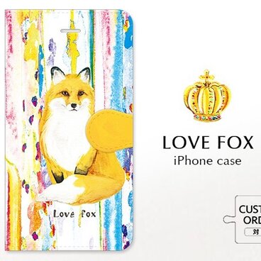"キツネ"のiPhoneケース