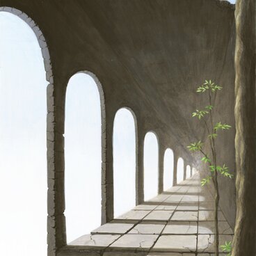 [2L]すぐ飾れるアート「空の回廊」