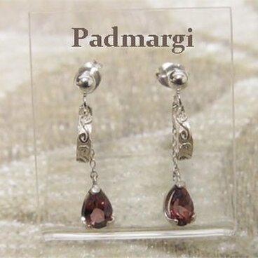 ドロップピアス（ロードライトガーネット）