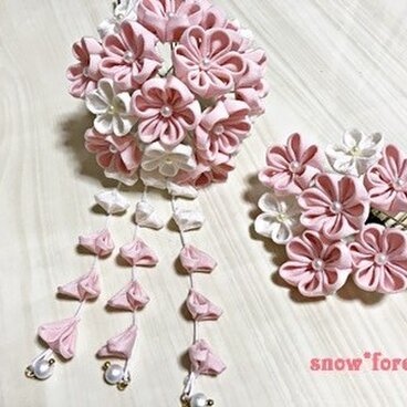 春の小花かんざしセット