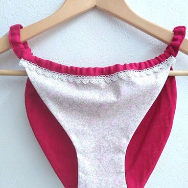 【オーダーメイド・ひかる様専用】姫パン♪ふんどしパンツ　花柄とレッド