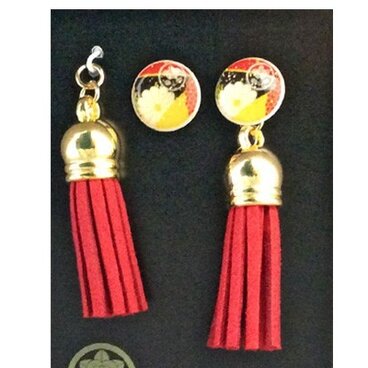 ひめさまピアス　-直虎の強さ-フリンジ