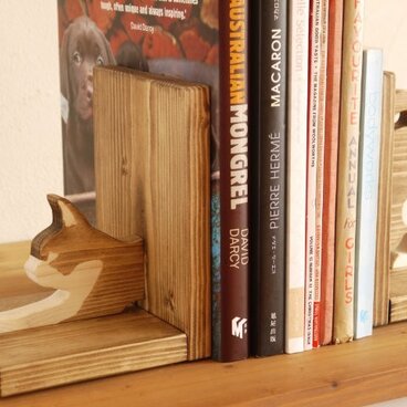 猫のブックエンド　Bタイプ