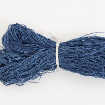 きびそ（生皮苧)　天然藍染　純国産　群馬県産　B級ランク3000デニール 　ジャパンブルー